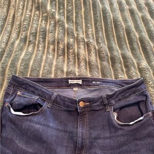 Warp + Weft High Rise Indigo Jeans